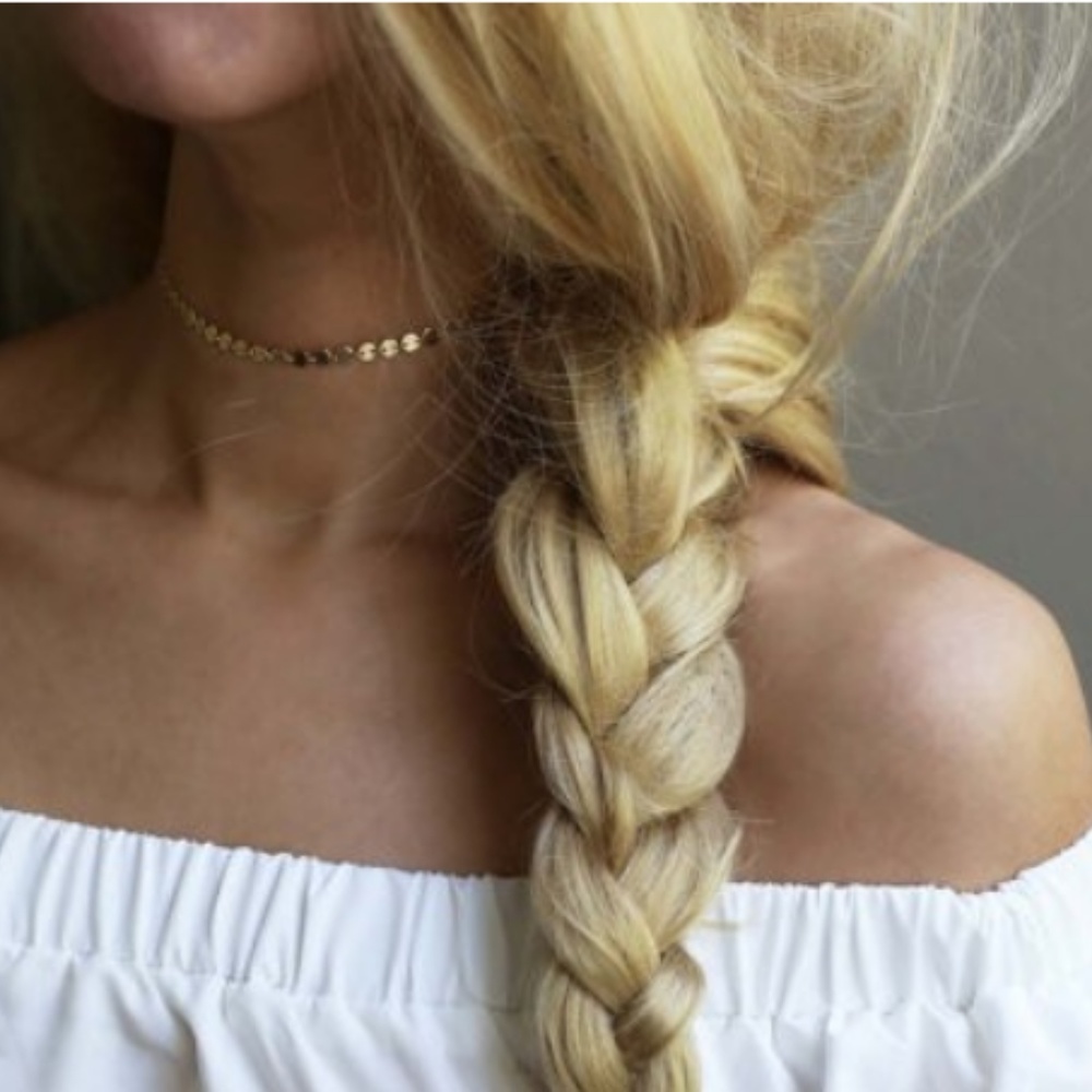 NEW Dainty Gold Circle choker